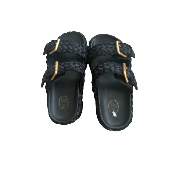 ASH Black Platform Braided Buckle Sandals Size 35 / US 5 - Picture 5 of 7